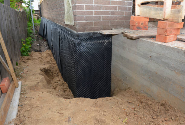 SJ Waterproofing Pros technician performing targeted Crawl Space Encapsulation assessment in La Crosse, IN